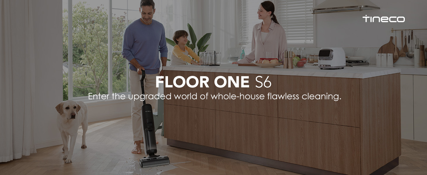 Tineco Floor ONE S6 Cordless Wet Dry Vacuum Floor Cleaner Washer